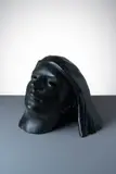 Otto Gutfreund, Girl's Head with Flying Hair, 1925, patinated bronze