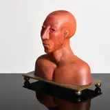 Ross Richmond, Glass Portrait Bust, Sculpture