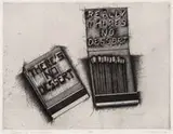 Richard Prince, Really There's No Dessert (Matchbook series), 1974, Etching and aquatint on paper