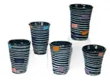 Jun Kaneko, Sake cups (5)