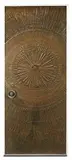 David Gillespie, Door, c. 1970, Cast Bronze over wood