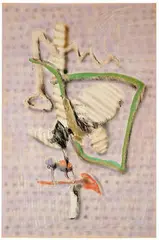 John Altoon, Untitled (Sunset series), 1964, Ink, pastel, and airbrush on illustration board