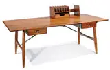 Desk and organizer by Hans J. Wegner, 1954, Johannes Hansen, sold May 2014