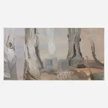 Walter Snelgrove, Club House, 1985, acrylic on canvas