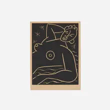 La Frégate by Henri Matisse, 1938, linocut on G. Maillol, sold May 2022