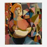 Humbert Howard, Madonna and Child, 1950, oil on canvas