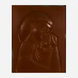 Beryl Wynnyk, Mother and Child, 1939, copper plaque