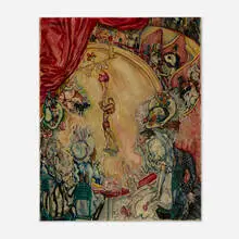 Gyula Batthyány, Circus, oil on canvas
