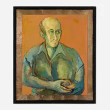 Humbert Howard, Old Me, 1955, oil on canvas in artist's frame