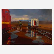 Daniel Morper, Trinity, oil on canvas