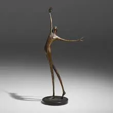 Untitled by Rowan Gillespie, 1985, cast bronze, sold May 2022
