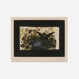 Georges Braque, Le nid vert, c. 1950, etching and aquatint in colors on Rives