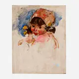 Martha Walter, Girl with Pink Bonnet
