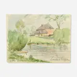 Paul-Émile Pissarro, La Mare du Frense