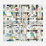 Elizabeth Morgan Campbell, Fugue VI, 1967, oil on canvas