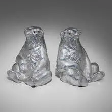 Polar Bear wine coolers, pair by Arthur Court, sold May 2025