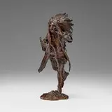 Carl Kauba, Native American Warrior, bronze