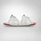 Pomellato, Creamer and sugar set