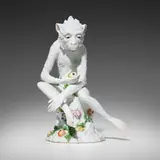 Carl Thieme Dresden, Seated Monkey figure