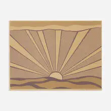 Sunrise by Roy Lichtenstein, 1965, offset lithograph on paper, sold Feb 2016