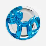Balloon Dog (Blue) by Jeff Koons, 2002, hand-glazed porcelain, sold Feb 2016