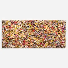 Arman, Door to Confusion, 1993, acrylic, paint tubes and caps on canvas