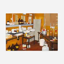 Robert Davis and Michael Langlois, Meth Lab, 2002, oil on linen