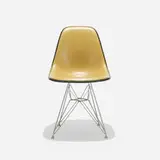 Charles and Ray Eames, DSR-1, 1950 / 1975, molded fiberglass, Naugahyde, zinc-plated steel, rubber, plastic