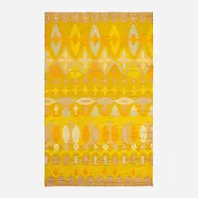 Cynthia Sargent, carpet, c. 1970, hand-hooked wool