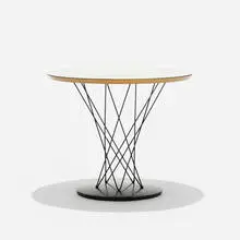 Isamu Noguchi, child's table, model 87, 1953, laminated plywood, enameled steel