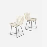 Harry Bertoia, Child's chairs, pair, 1955, enameled steel