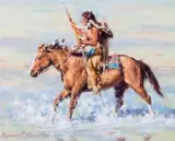 Russell Houston, Into Deeper Water, Oil on canvas