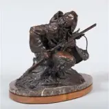 Fritz White, The Beaver Thief, Bronze, cast number 15/16