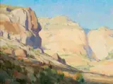 Russell Case, Crow Pass, Oil on canvas