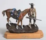 Earle Heikka, Indian Country, Bronze, cast number 14/36