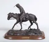 Ernest Berke, The Blackfoot Tracker, Bronze, cast number 32
