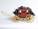 Dale Ford, Concord Stagecoach, Constructed in wood and hand painted