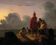 Sarah Whitlock, Frost Comes, 1853, Oil on canvas