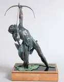 Fritz White, In Search of the Snow Goose, Bronze, cast number 4/16
