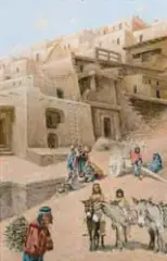 John Hauser, Toilers of the Pueblo, Gouache