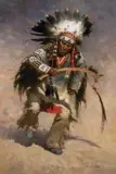 Zs Liang, Victory Dancer, Oil on canvas