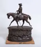 Harry Jackson, John Wayne – First Unfinished Model for the Monument, Bronze, cast number WUB 19