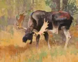Autumn Itch by Bob Kuhn, Acrylic, sold Apr 2017