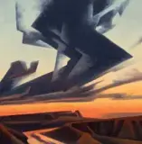 Ed Mell, Wet Desert, Oil on linen