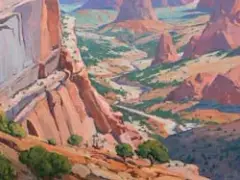 Russell Case, Boundless Horizons, Oil on board