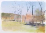 Wolf Kahn, In Northern New Mexico, Pastel