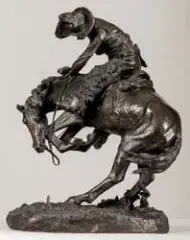 Frederic Remington, The Rattlesnake, Bronze, cast number 31