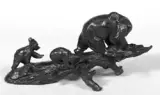 Charles Russell, Mountain Mother, Bronze, Roman Bronze Works Inc N.Y.