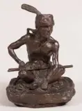 Charles Russell, Watcher of the Plains, Bronze, Calif Art Bronze Foundry LA
