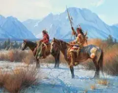 Guardians in the Willows by Martin Grelle, Oil on canvas, sold Apr 2017